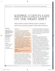 Keeping clients safe on the night shift